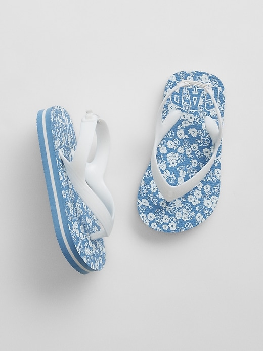 View large product image 1 of 1. babyGap Print Flip Flops