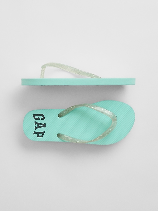 View large product image 1 of 1. Kids Gap Logo Flip Flops