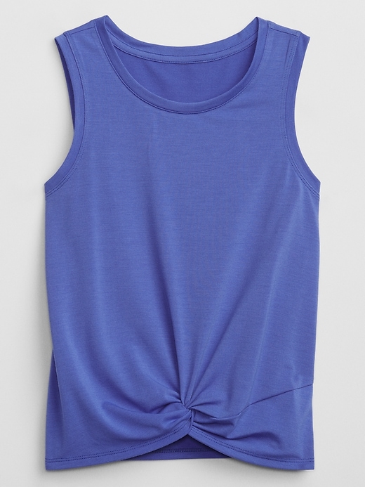 View large product image 1 of 1. GapFit Kids Twist-Front Tank Top