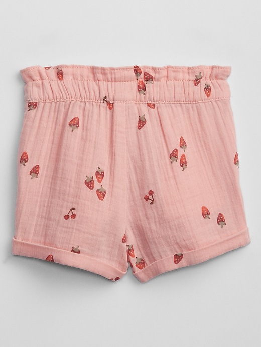 Toddler Gauze Pull-On Shorts with Washwell