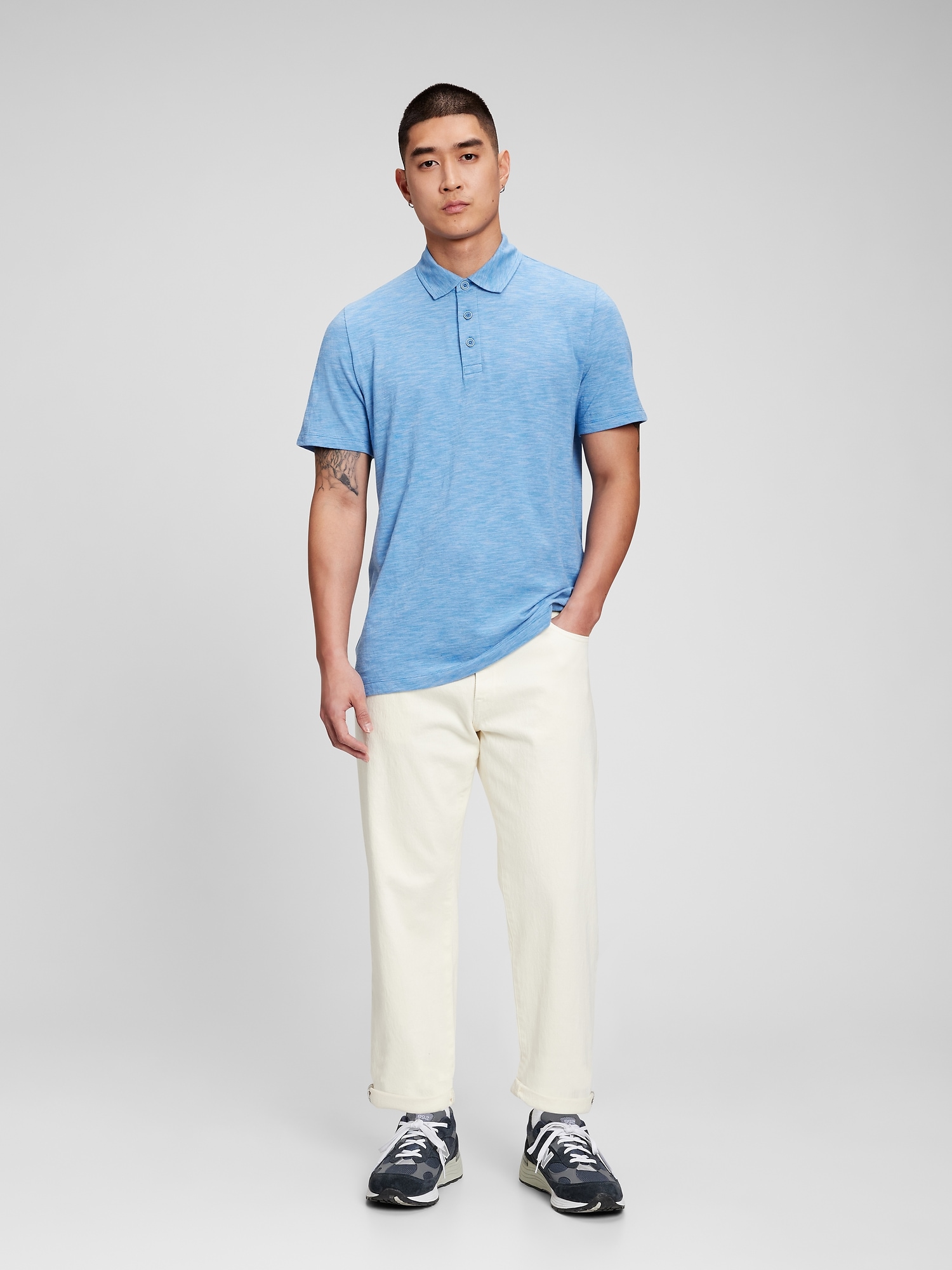 Lived-In Polo Shirt | Gap Factory