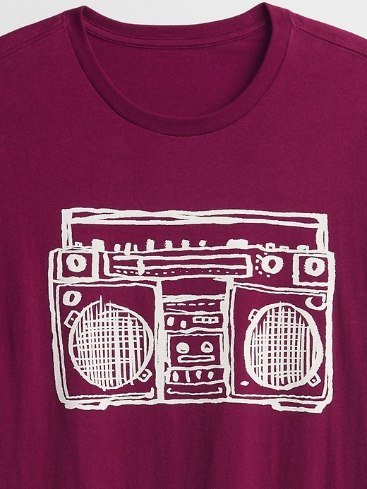 Image number 4 showing, Boom Box Graphic T-Shirt