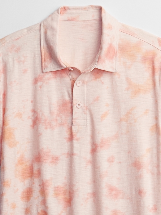 Image number 4 showing, Tie-Dye Lived-In Polo Shirt