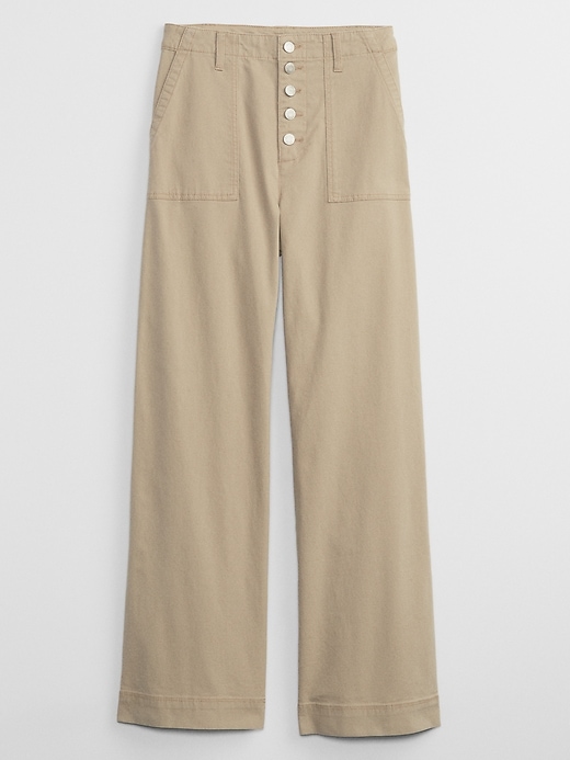 high rise khakis