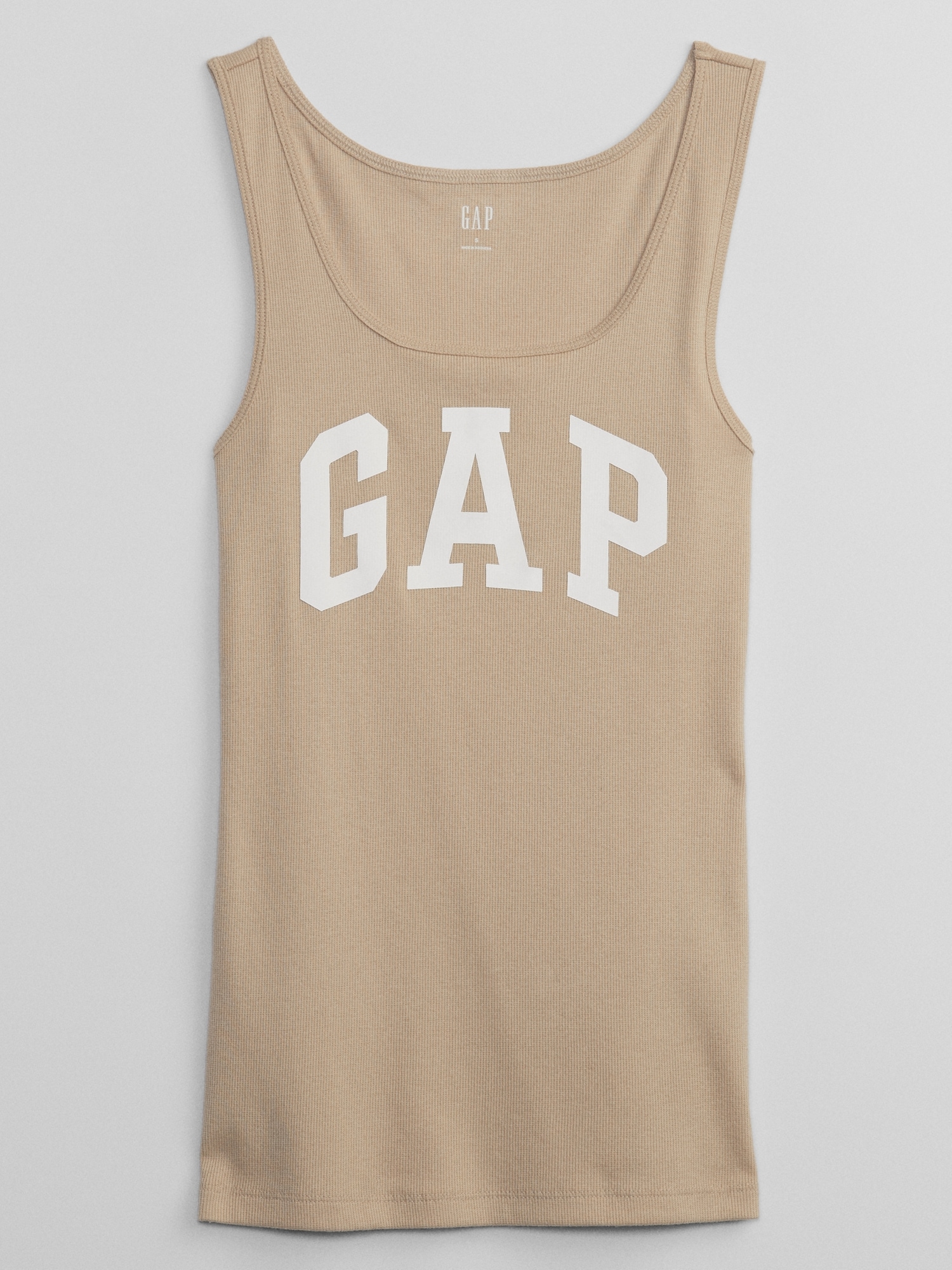 Print Ribbed Gap Logo Tank Top Gap Factory
