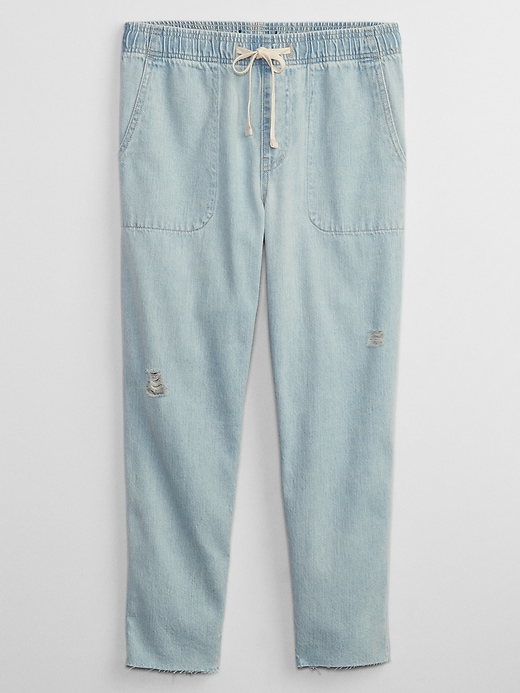 Image number 5 showing, Mid Rise Distressed Easy Jeans with Washwell