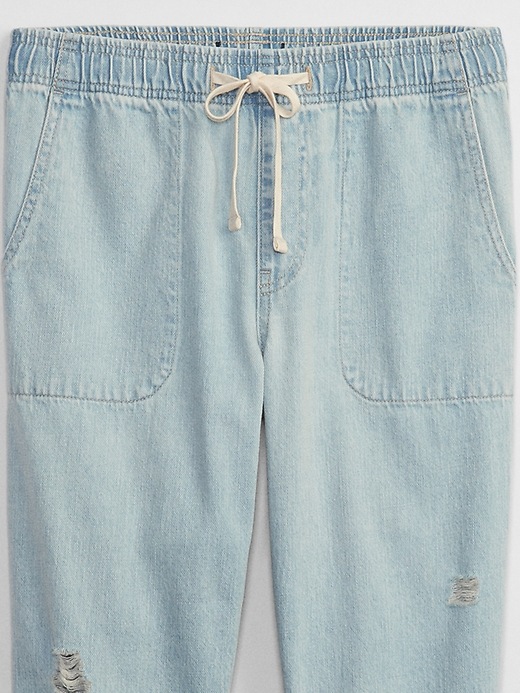 Image number 6 showing, Mid Rise Distressed Easy Jeans with Washwell