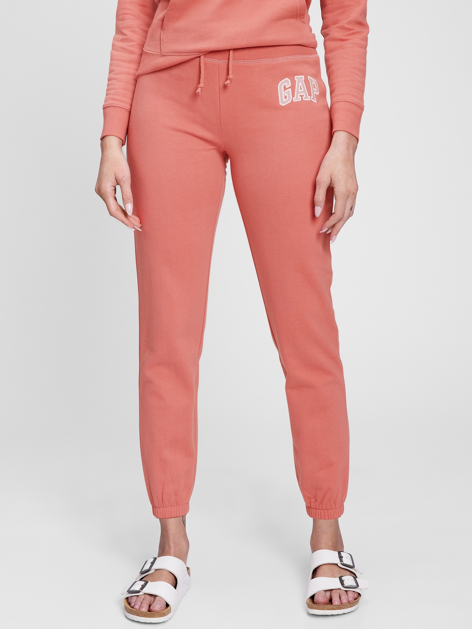 gap logo joggers in fleece