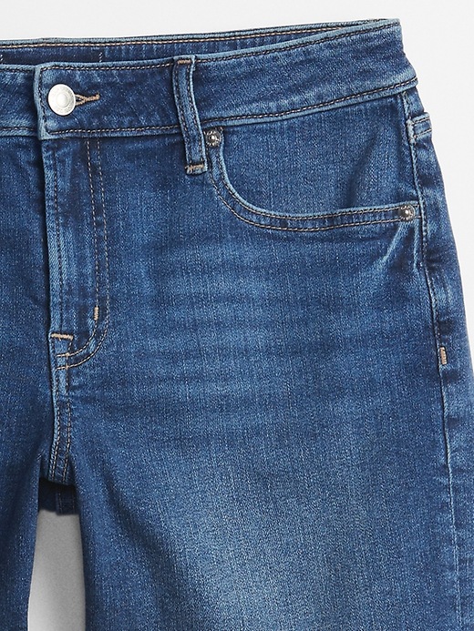 Image number 4 showing, 5" Mid Rise Denim Shorts