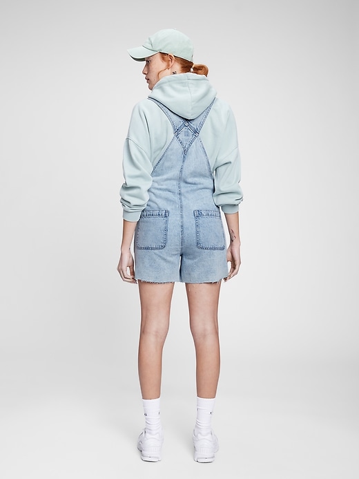 Image number 2 showing, Distressed Denim Shortalls with Washwell
