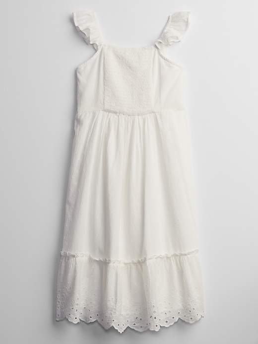 Image number 3 showing, Kids Flutter Eyelet Dress