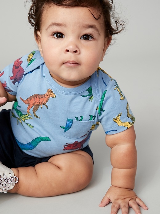 View large product image 2 of 2. Baby Pocket Bodysuit