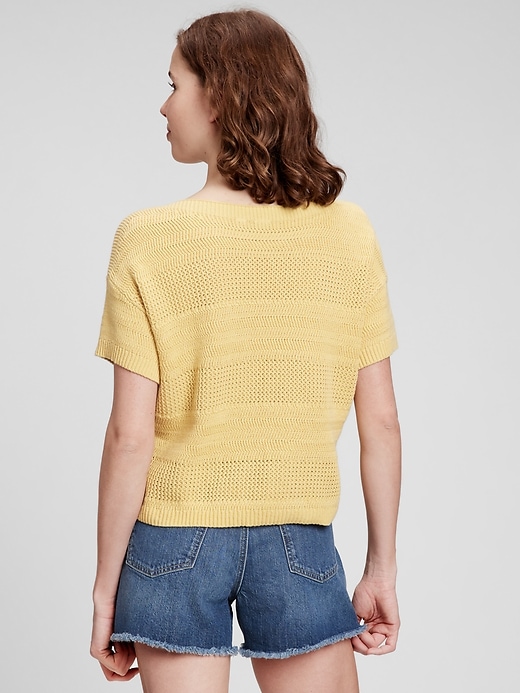 Image number 6 showing, Open-Stitch Top