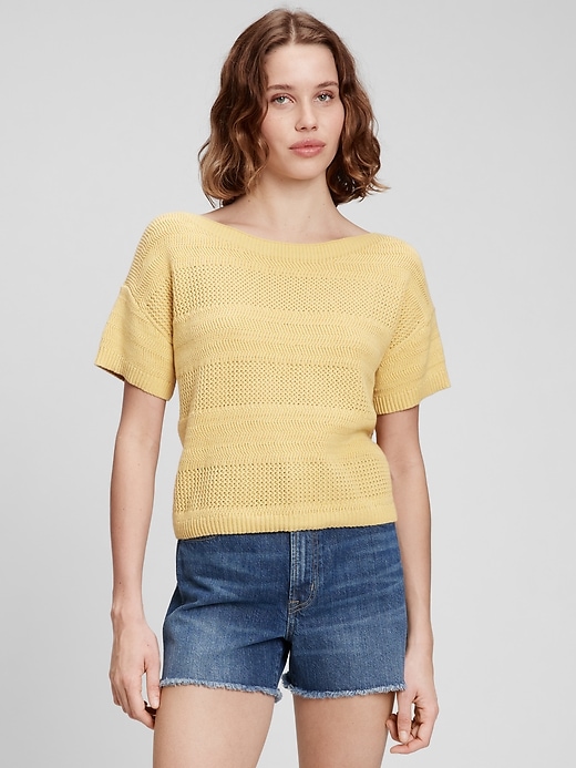Image number 5 showing, Open-Stitch Top