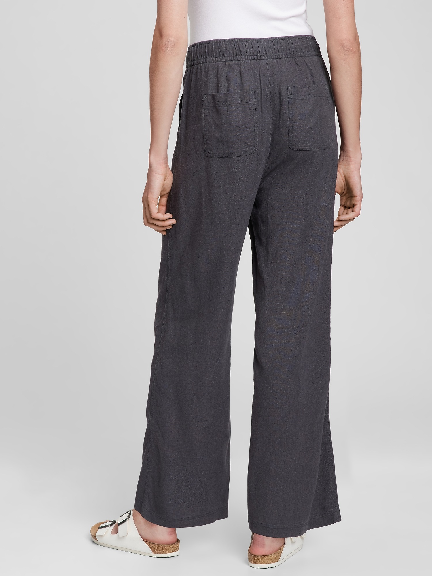 High Rise Pull-On Utility Pants with 