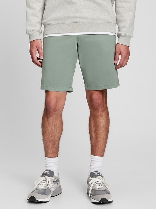 View large product image 1 of 1. 10" GapFlex Essential Khaki Shorts