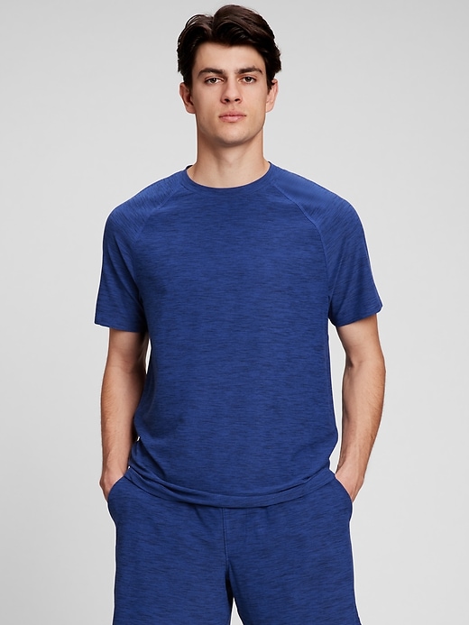 Gap Factory Men's GapFit All Day T-Shirt (Brilliant Blue)