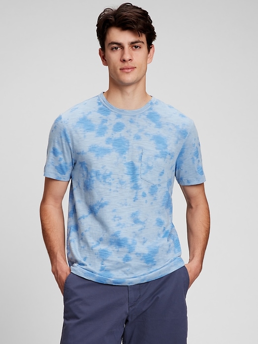 View large product image 1 of 1. Lived-In Tie-Dye Pocket T-Shirt