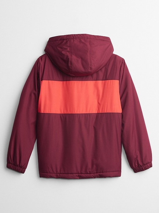 Image number 3 showing, Kids Recycled Colorblock Fleece-Lined Jacket