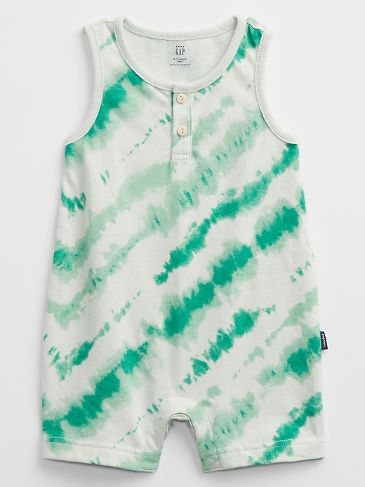 Image number 1 showing, Baby Henley Tank Romper