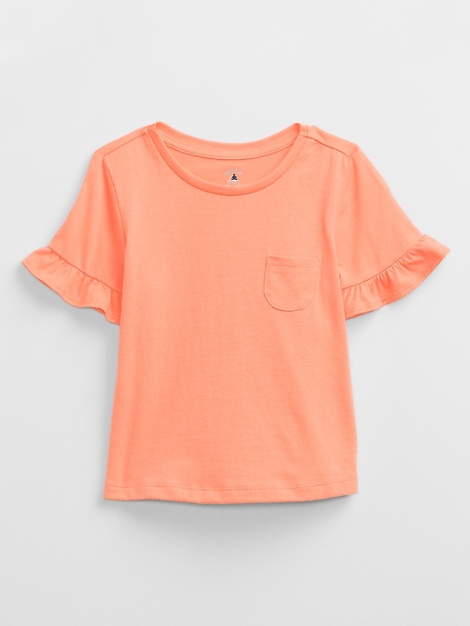 Image number 1 showing, babyGap Ruffle Pocket T-Shirt