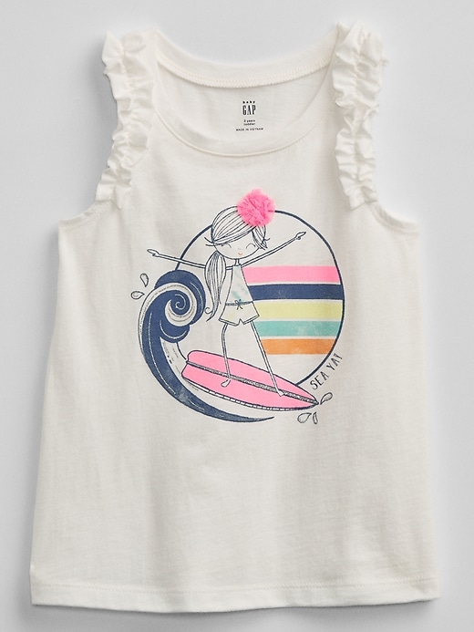 Image number 4 showing, Toddler Interactive Graphic Tank Top