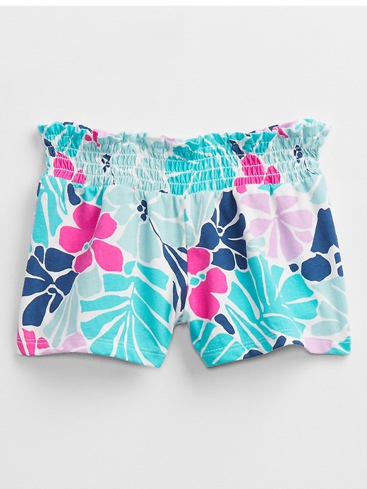 View large product image 1 of 1. Toddler Smocked Print Shorts