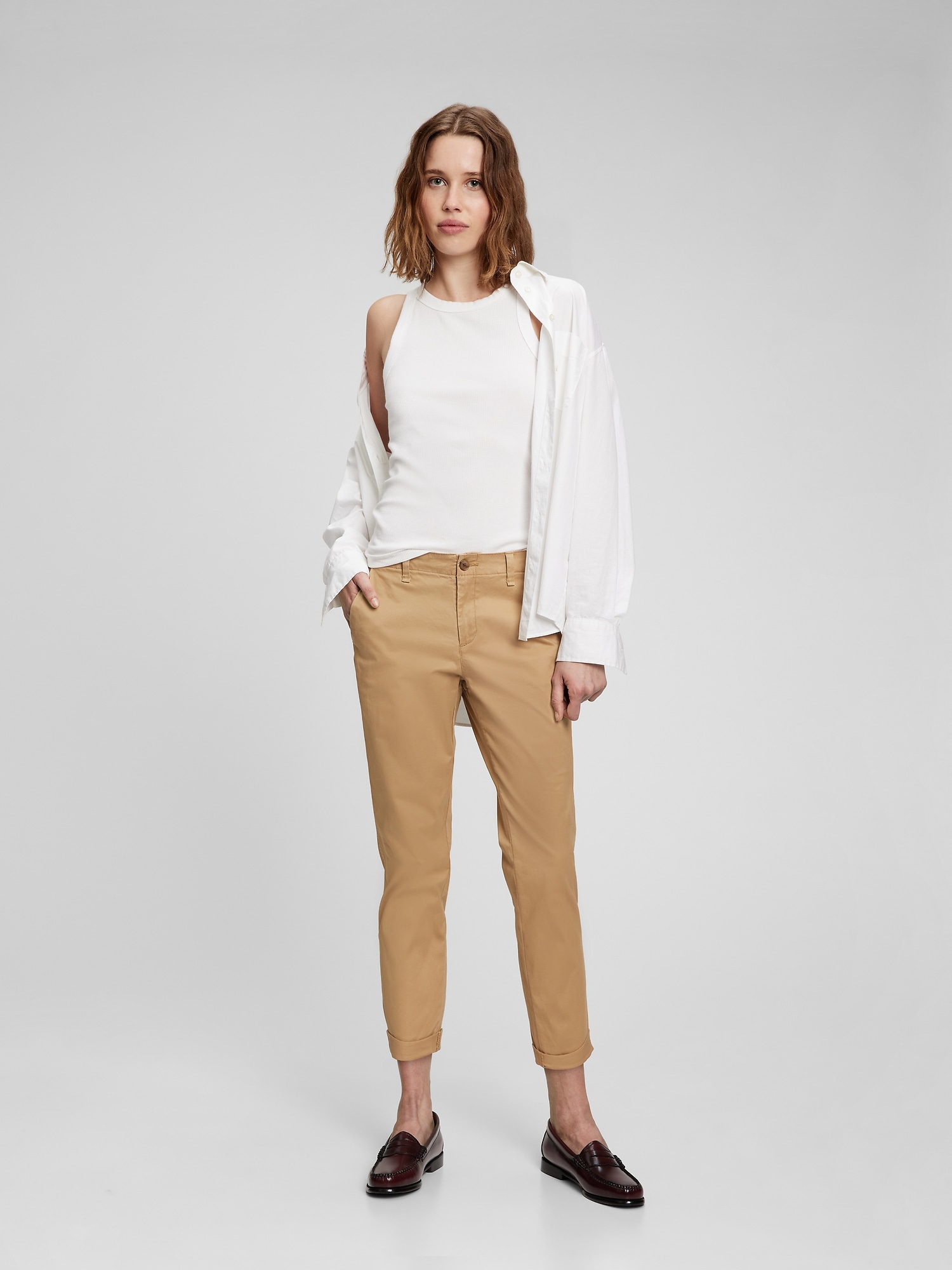 Stretch Twill Girlfriend Khakis
