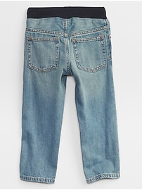 View large product image 3 of 3. babyGap Slim Pull-On Jeans with Washwell