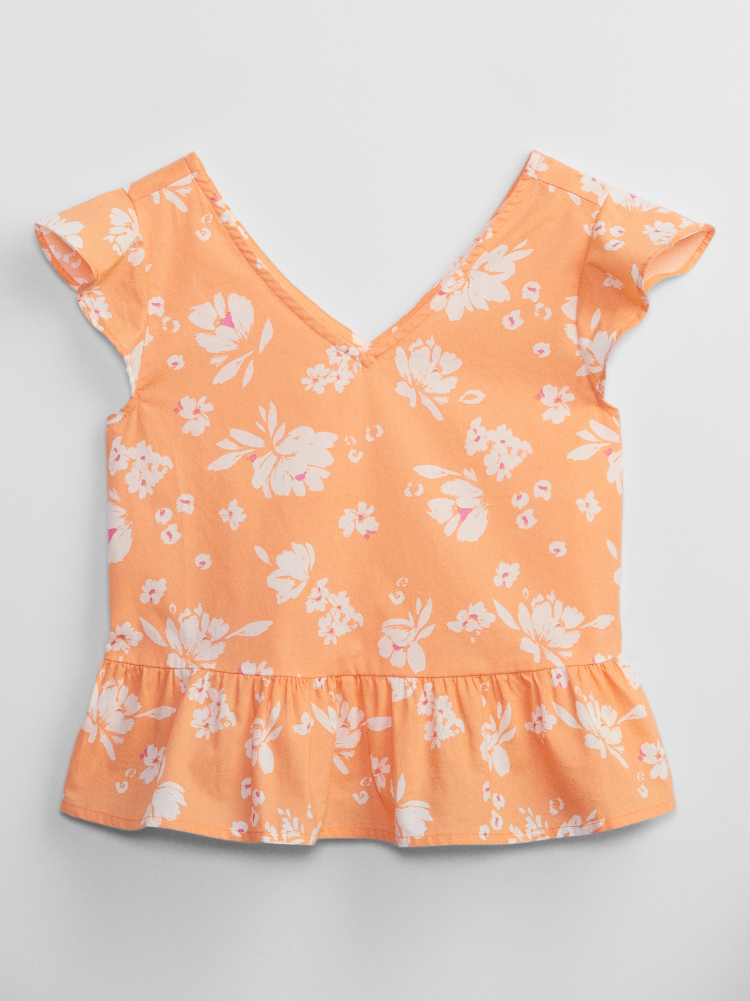トップス Apolina Additions / peplum tee 3-5y Kid Floral Long-Sleeve Peplum Jersey Tee - Carter's | Carter's