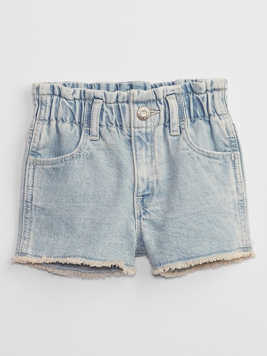 Toddler High Rise Paperbag Mom Jean 