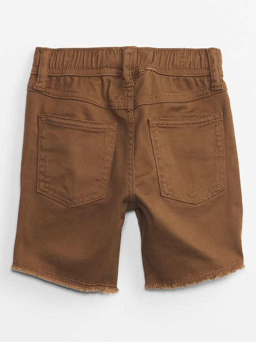 Toddler Twill Pull-On Shorts with Washwell