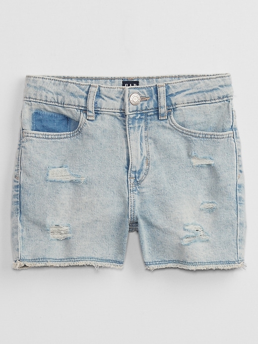 Image number 1 showing, Kids High Rise Denim Shorts