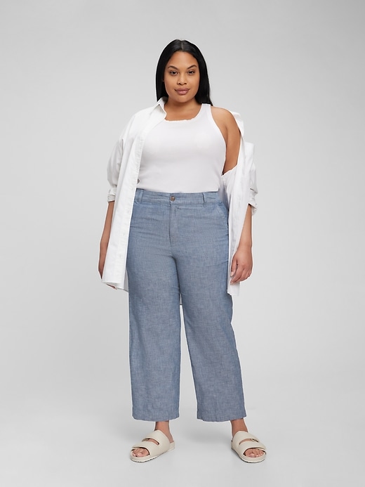 gap girlfriend khaki high rise