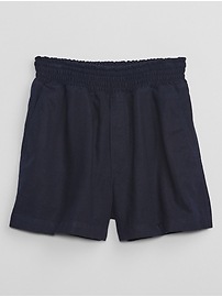 4" Smocked Paperbag Shorts