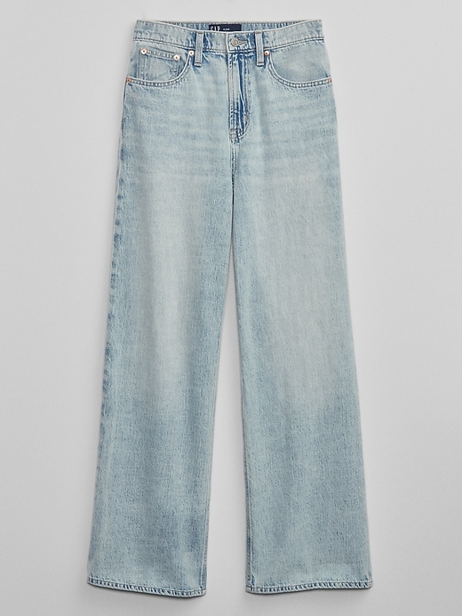 Image number 5 showing, High Rise Wide-Leg Jeans