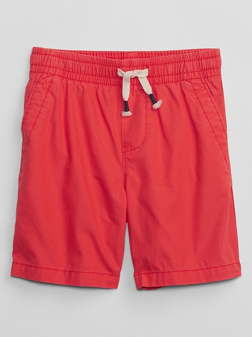 Toddler Poplin Pull-On Shorts with Washwell