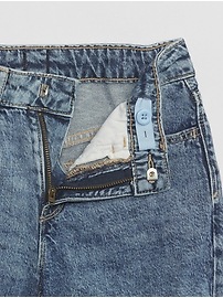 View large product image 3 of 5. Kids High Rise Denim Shorts with Washwell