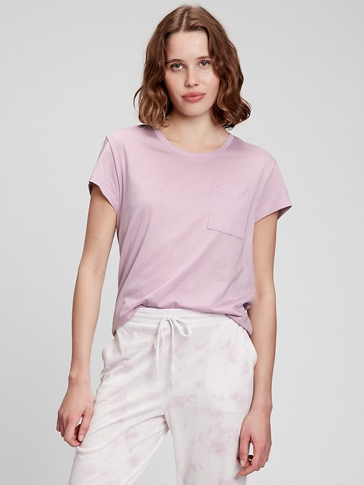 Image number 1 showing, Cotton Modal T-Shirt