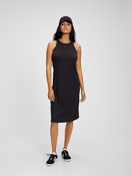 View large product image 1 of 1. Sleeveless Midi Dress