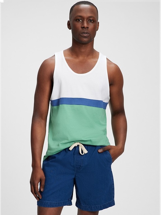 View large product image 1 of 1. Colorblock Tank Top
