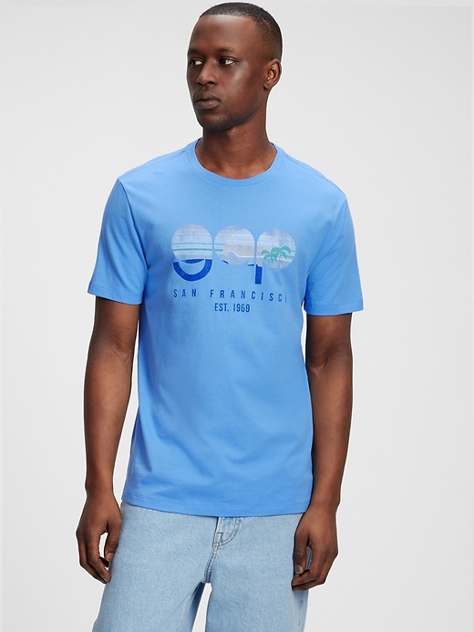 View large product image 1 of 1. Gap Logo Graphic T-Shirt