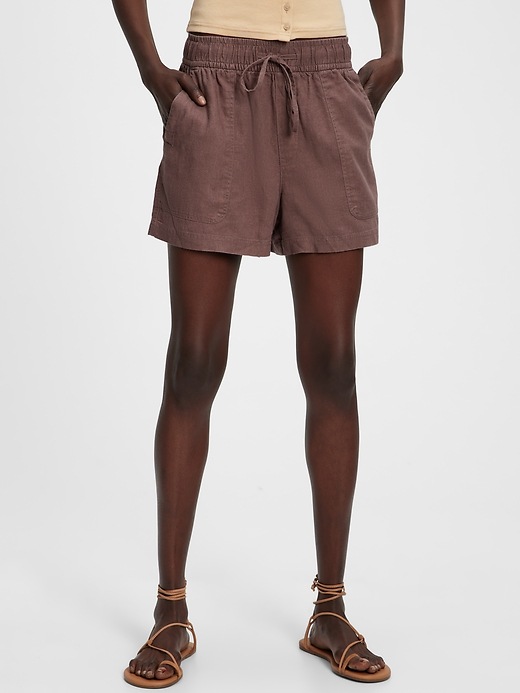 View large product image 1 of 1. 3.5" High Rise Pull-On Utility Shorts