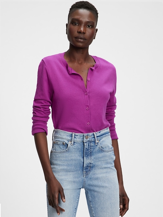 Crewneck Cardigan | Gap Factory Crewneck Cardigan | Gap Factory
