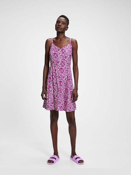 Sleeveless Button-Front Dress | Gap Factory