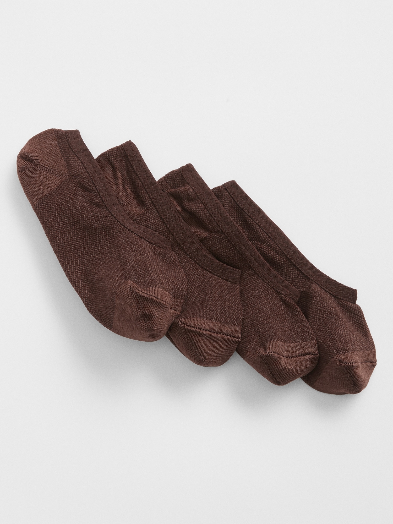 Nylon No-Show Socks (2-Pack)