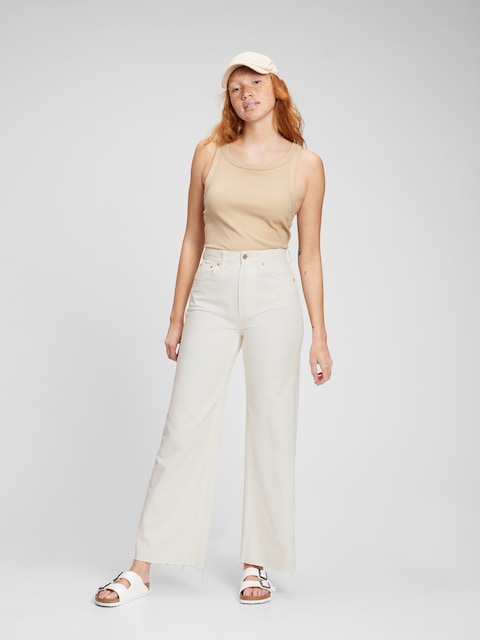 High Rise Wide-Leg Jeans