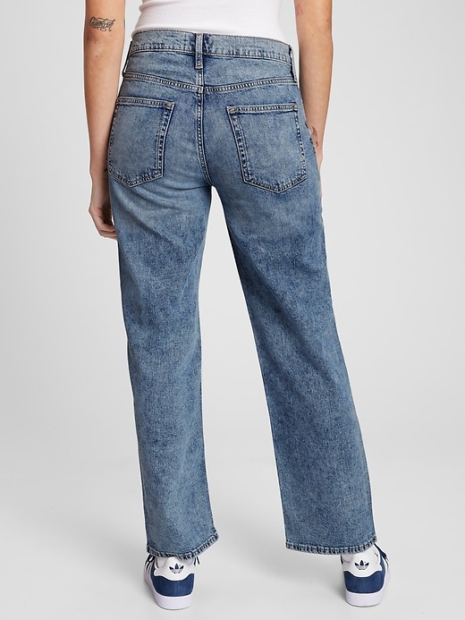 Image number 2 showing, Mid Rise '90s Loose Jeans with Washwell