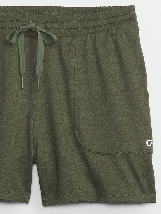 Image number 4 showing, GapFit Brushed Tech Jersey Shorts