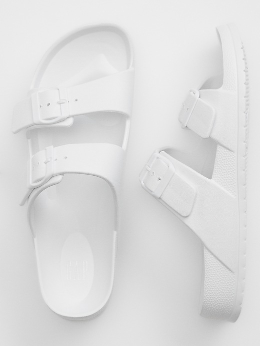 Two-Strap Buckle Sandals